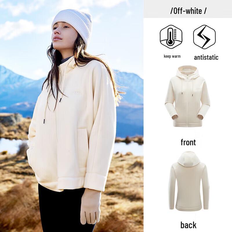 Jeep Women s Outdoor Fleece Lined Hooded Jacket M 7270₽