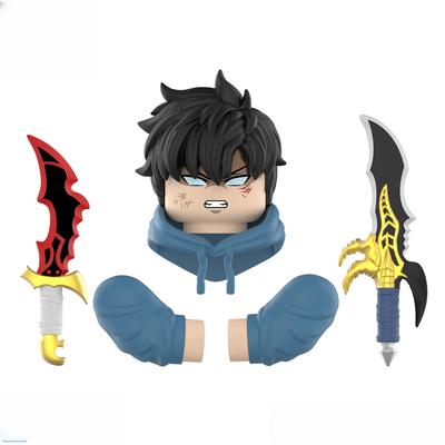 2025 NEW Solo Leveling Cheng Xiaoyu Minifigures: 6 Styles, Spherical Joint Arms, Unique Weapons, Highly Detailed, Anime Toys