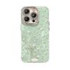 Green Floral Patterns Are Suitable for Apple 16pro Phone Cases. 15. Fully Wrapped Anti-drop 14. High-end Feel 13. Fresh 12. for Women
