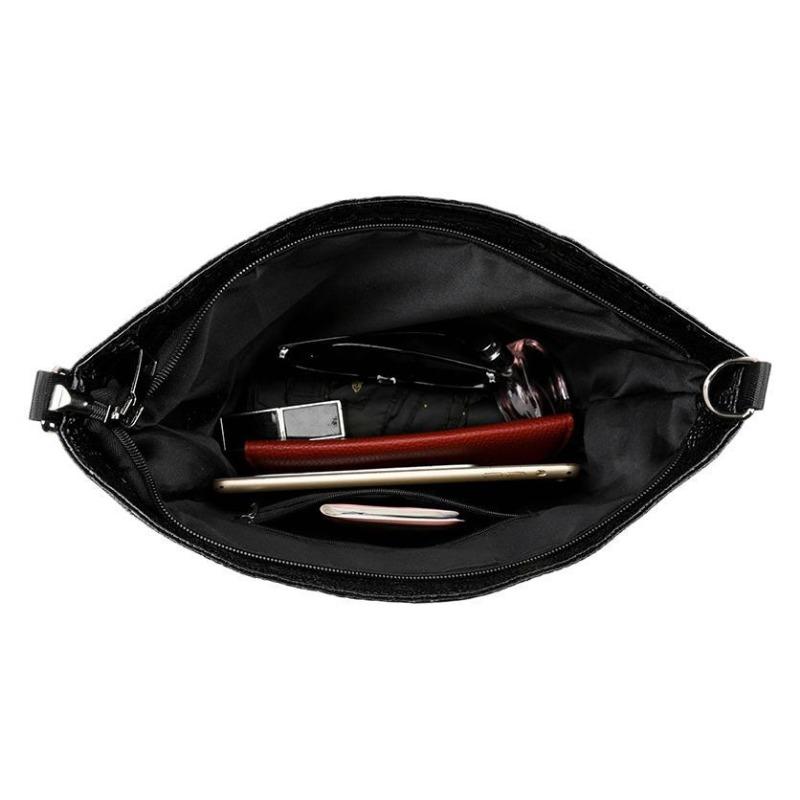 New Casual Retro Aesthetic Temperament Bucket Bag Fashionable Simple Large Capacity Shoulder Messenger Bag