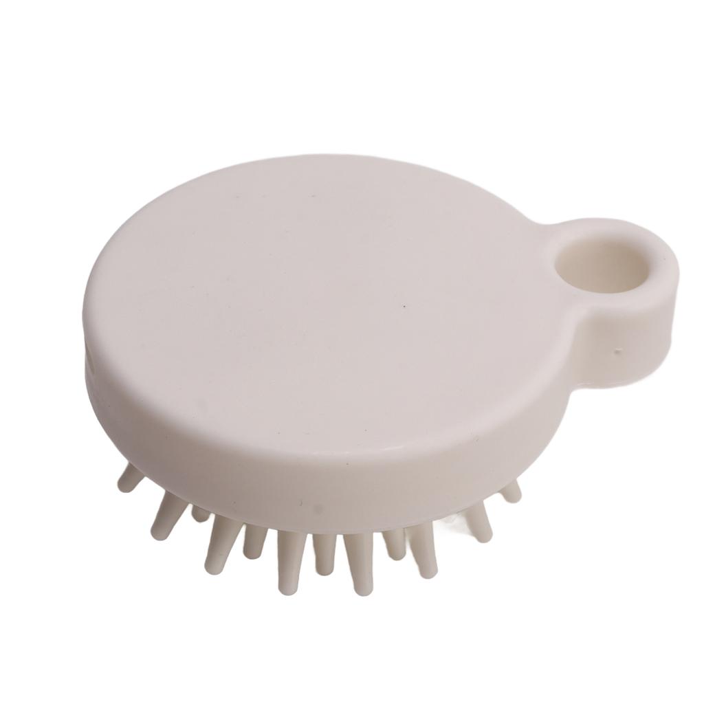 Hair Scalp Massager Silicone Shower Shampoo Brush Scalp Cleaning Scrubber Tool