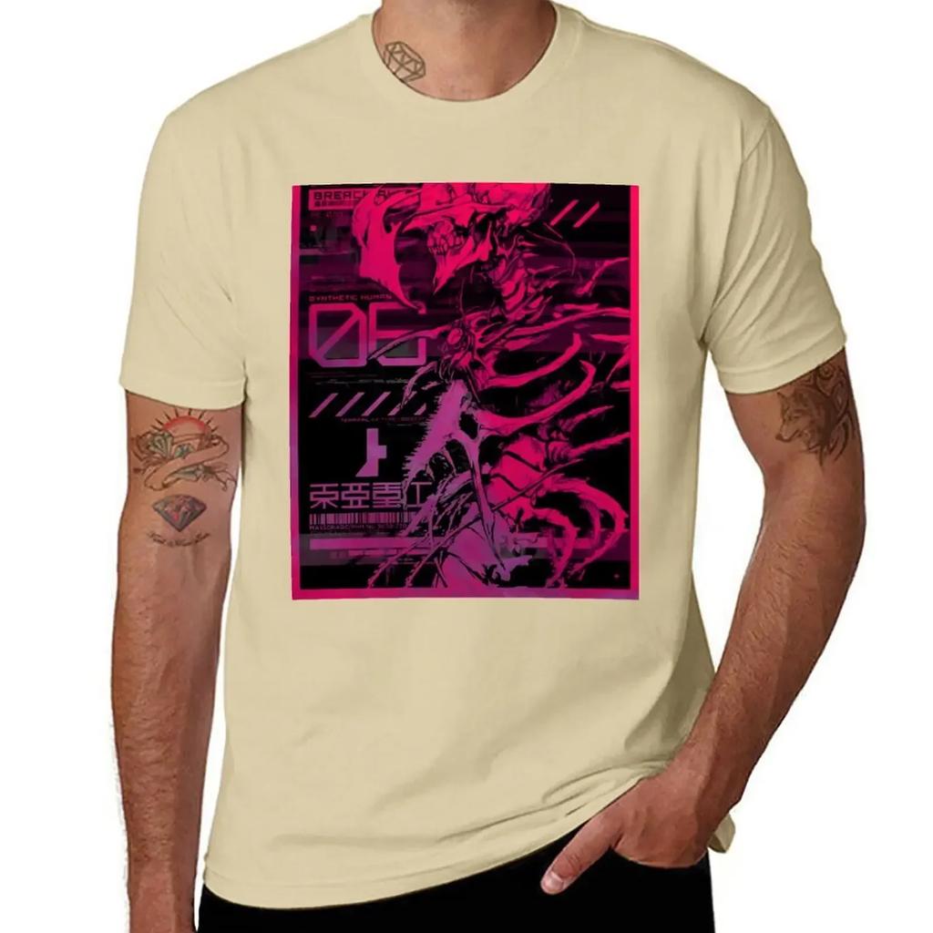 SYNTHETIC HUMAN (Neon) - Biomega Inspired T-Shirt summer clothes tops t shirts for men cotton