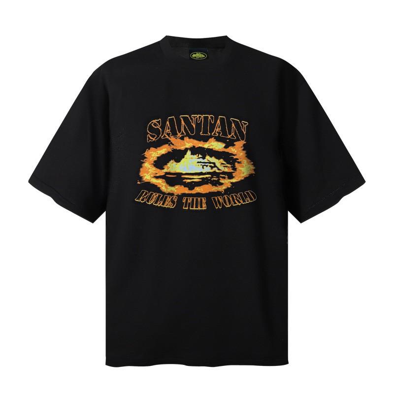 Corteiz Alcatraz Streetwear Heavyweight Cotton Tee Unisex Oversized Fit Casual Short Sleeve