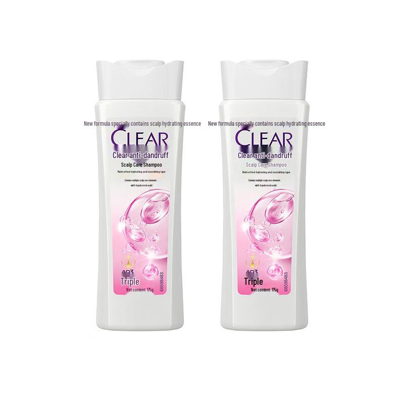 CLEAR Anti-Dandruff Moisturizing Shampoo Twin Pack