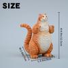 JXK Godzilla Cat Version Home Decor Interior Durable Polyresin with Intricate Details Funny Cat Gift Pet Goji-Nyan