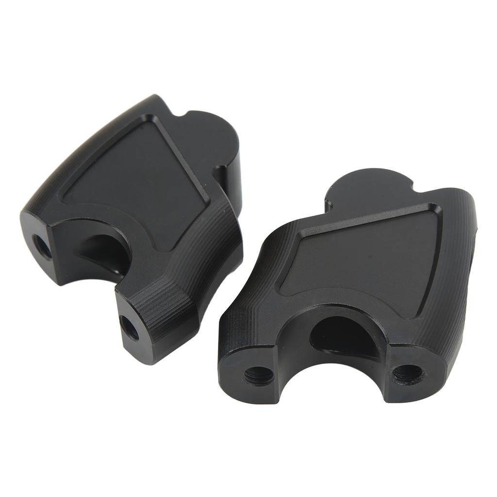 2 ST Styhöjare CNC Aluminiumlegering Ersättning för Benelli TRK502X 502C TNT250 TNT300 Svart