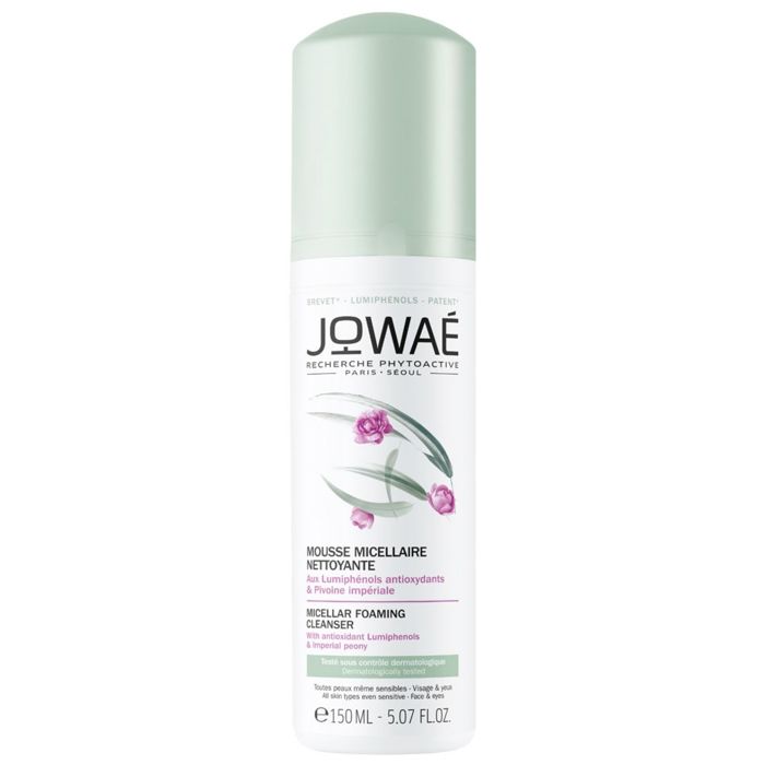 Mousse Nettoyante - Jowaé - 150ml - Hypoallergénique - Tous types de peau - Démaquillant doux