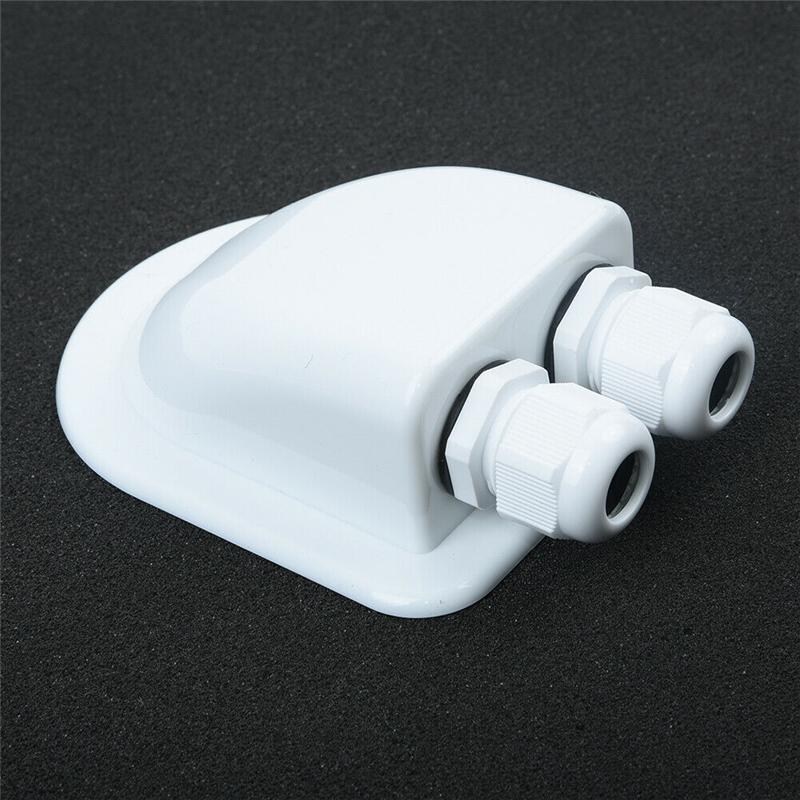 

Сонячна коробка подвійного кабельного вводу ABS Фотоелектричний кронштейн Розподільна коробка Панель сонячних батарей Вхідна коробка вводу дроту Білий пластиковий човен Частини автофургону білий