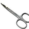 German AXiON Stainless Steel Baby Nose Hair Scissors with a Premium Smoke Finish (Rounded/Curved Tips) #slg007728fba