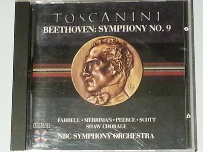 CD ARTURO TOSCANINI, BEETHOVEN, NBC SY - Sym, 9, : Toscanini / Nbc So Farrel RD85936 RCA Red Seal 1986 Deutschland Klassik Gebraucht