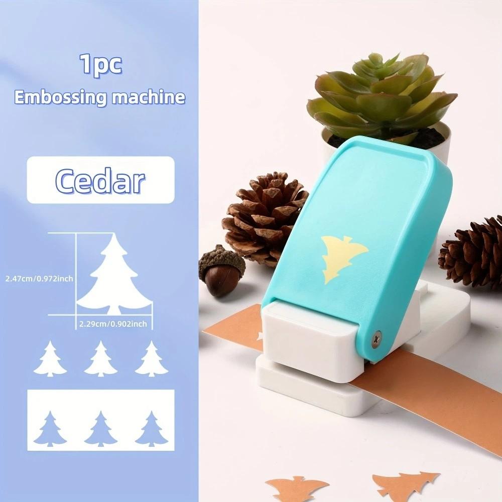 

Multi-Pattern DIY Paper Tool Decorative Embossing Machine Handmade Photo Making Tool Paper Craft Pine Tree