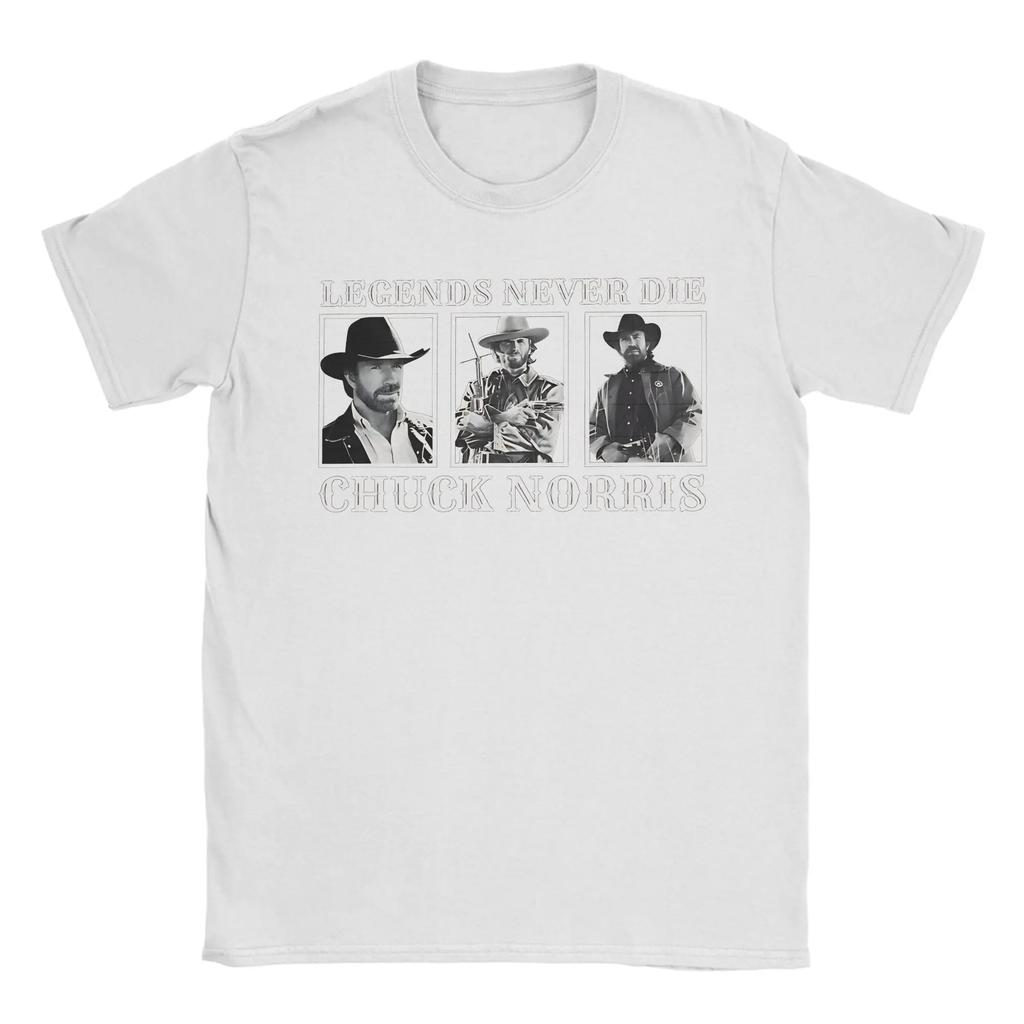 Chuck Norris American Martial Artist  T Shirt Summer  Cotton T Shirts For Men's Print Tee Shirt Short Sleeves Vintage Tops