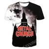 New Fashion Women/Men's 3D Print  Metal Church Rock   Casual T-shirts  Hip Hop Tshirts Harajuku Styles Tops Clothing