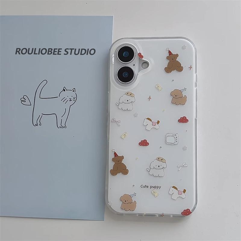 

Single Layer Puppy Pony iPhone Case for Apple 17 Pro Max, 16 Pro, 15, and 13 - Cute and Personalized Design. iPhone 16