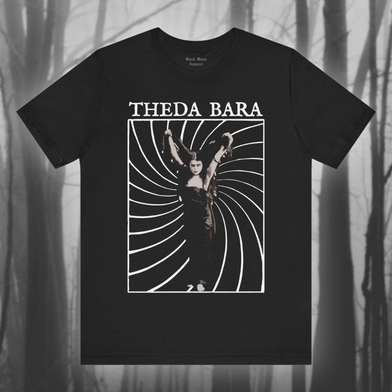 Sin 1915, Theda Bara, Femme Fatale, Actress Shirt, Vampire Girl T-Shirt, Silent Film T-Shirt, Gothic Unisex Jersey Short Sleeve Tee XL