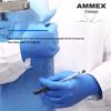 Aimas Medical-Grade Nitrile Rubber Gloves, Powder-Free, High Elasticity, Thickened, Disposable.