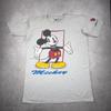 Vintage Mickey Mouse Disney Graphic T-Shirt and Kids Tshirt 1990s Mickey & Co Tee, Grey, OSFA