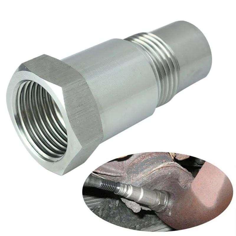 1/2Pcs Extension Filter Oxygen Sensor Connector Extender Spacer Internal Thread M18*1.5 Stainless Steel Adapter Car Parts