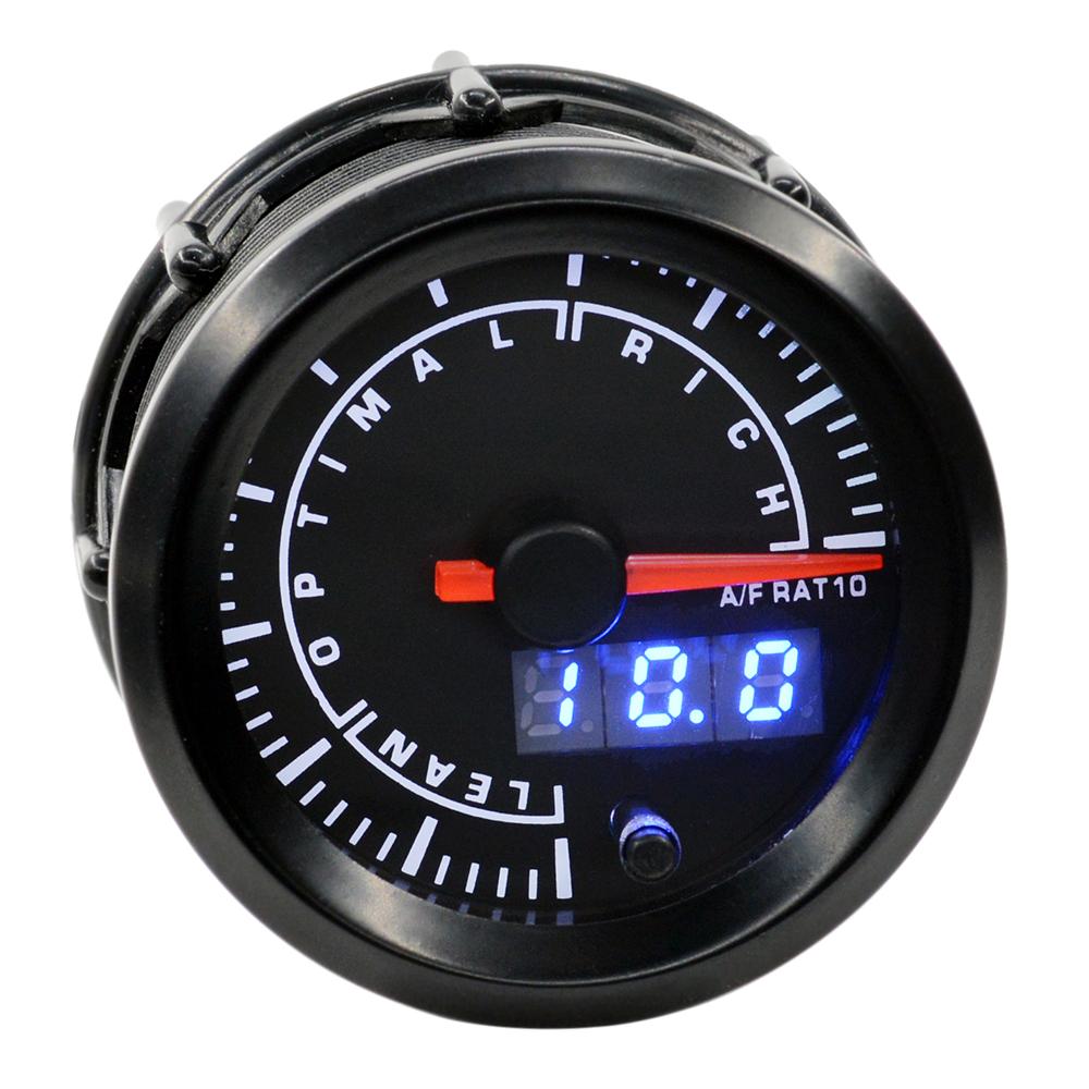 Dragon 52mm Auto 7 Farben LED Doppelanzeige Ladedruck Wassertemperatur Öltemperatur Druckanzeige Volt Luft-Kraftstoff-Verhältnis EGT Gas Drehzahlmesser RPM Anzeige