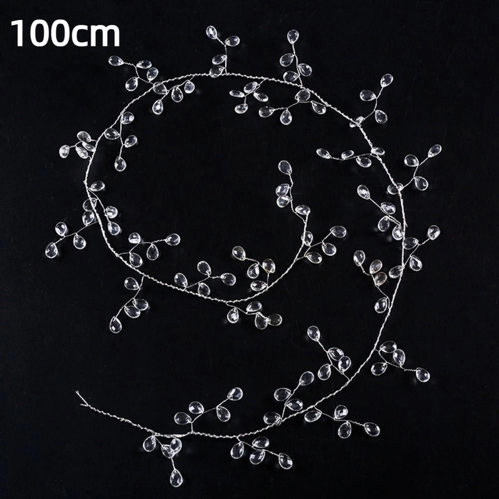 Transparent Crystal Beads Acrylic Diamond Beaded DIY Curtain Garland Stage Accessories