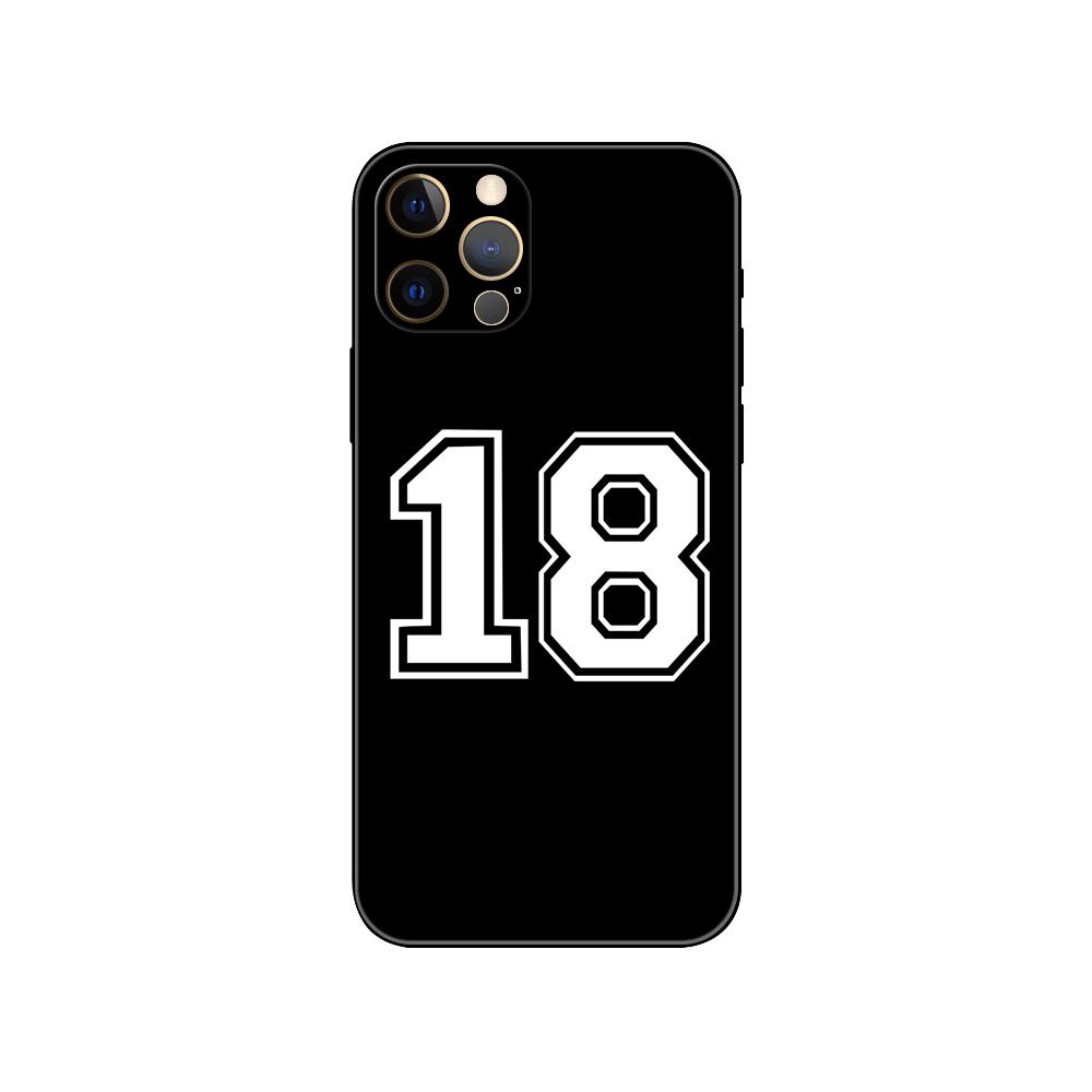

Чехол для телефона Football Lucky number для iPhone 5 5s 2020se 6 6s 7 8 plus x 10 XR XS 11 12 13 mini pro MAX черный чехол из ТПУ iphone 5 5S SE 2016