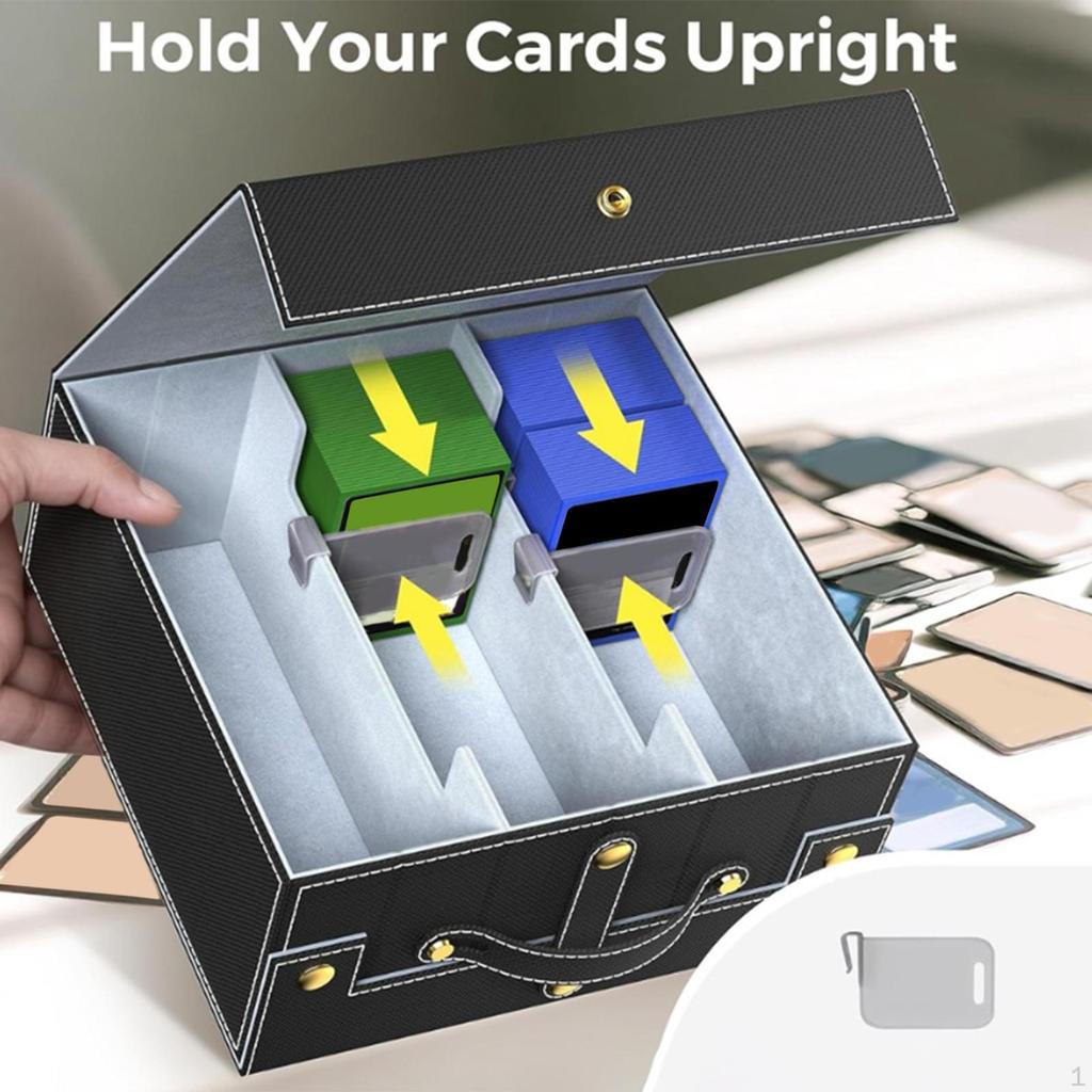Card Storage Box Gathering Deck Organizer Holder for Baseball Cards