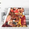 Hulk Hogan American Pro Wrestling Legend Blanket Quality Soft Warm Girls Boys Couch Chair Sofa Bed Print Bedspread