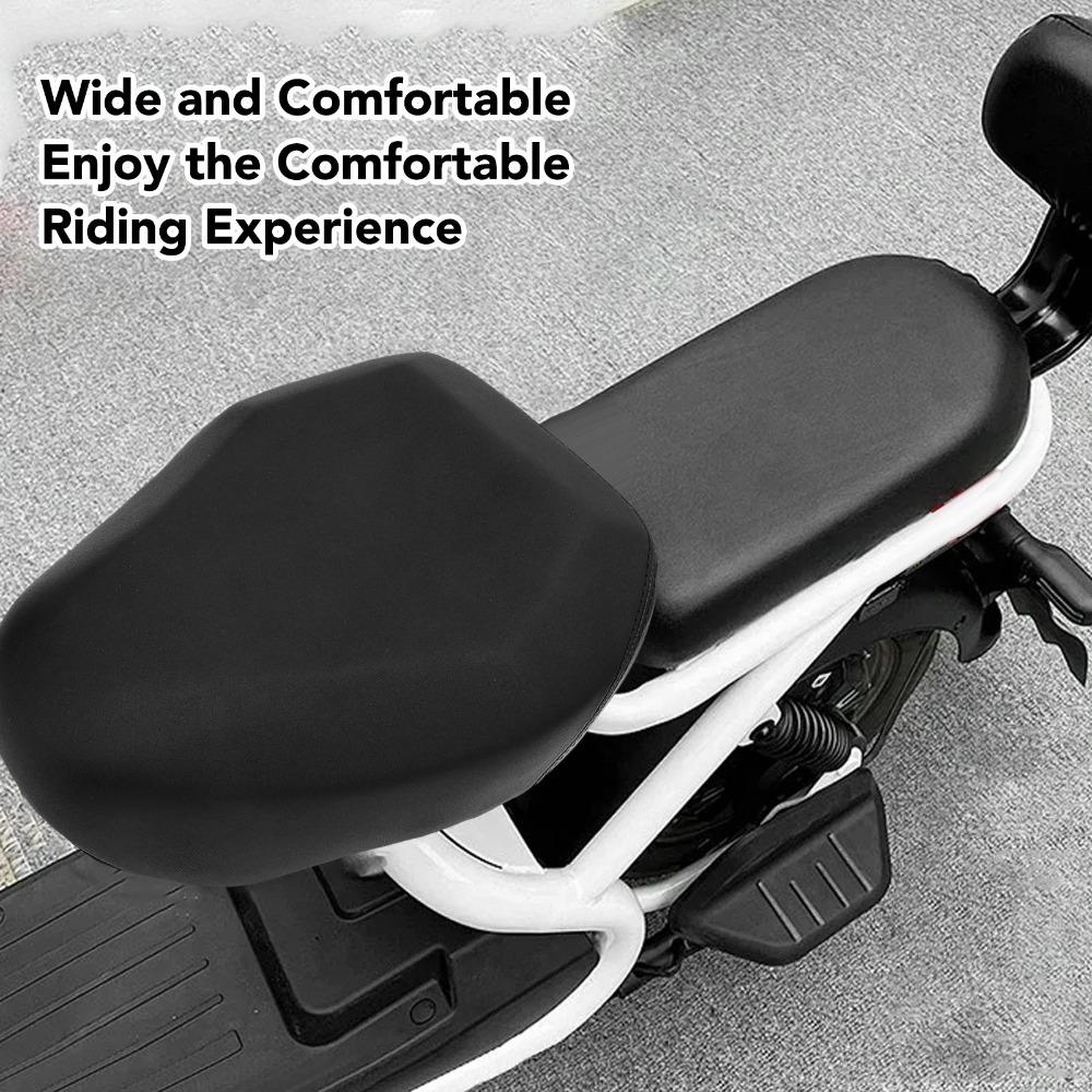 Wide Width Electric Scooter Saddle PU Cycle Seat Electric Cycle Seat Cushion Electric Scooters