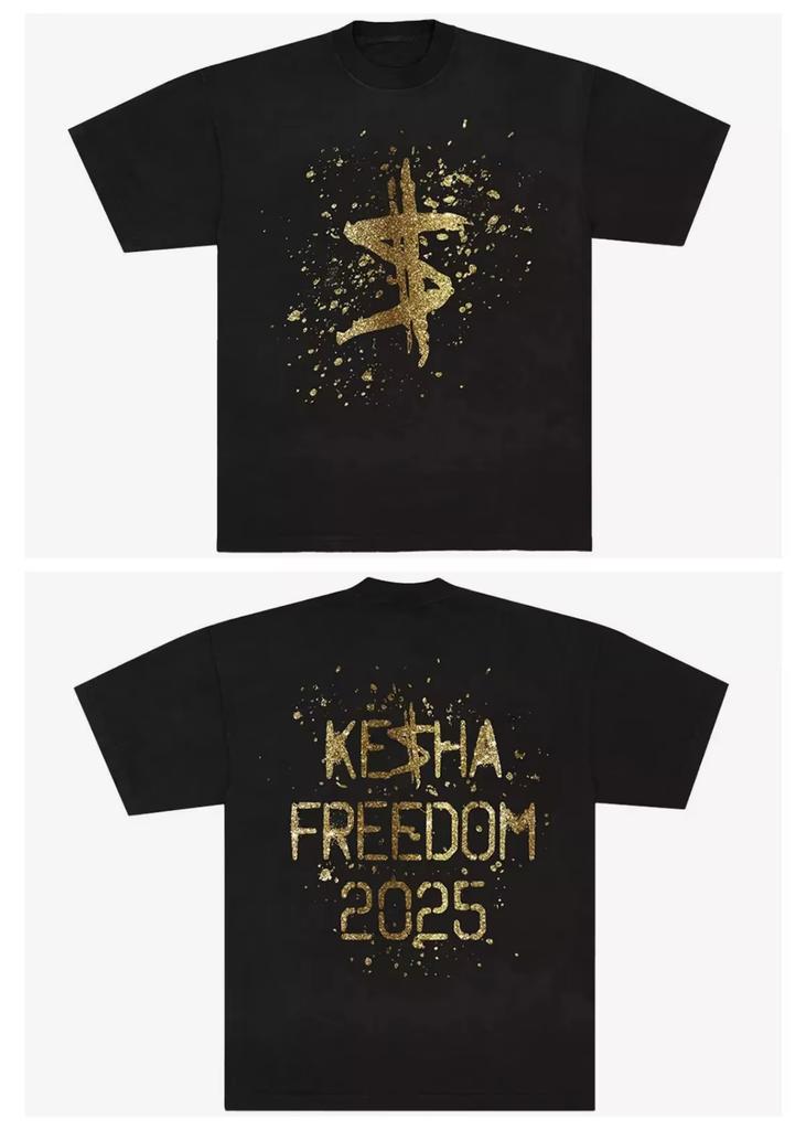 Cantante Kesha boy Crazy Tits Out Tour Stampa T Shirt Unisex Abbigliamento Donna Cotone T-shirt Moda Hip Hop 2026 Estate Nuova T-shirt