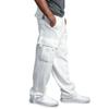 Herren-Jogginghose aus Fleece, Cargo-Kampf-Trainingshose, lässige, lockere Hose