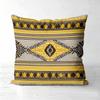 1 Pieces Yellow Brown Patterned Throw Pillow Decorative Cushions Polyester pillowcase, sofa  cushion cov Headboard Pillow