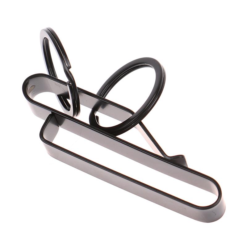 1Pc Outdoor Hanging Buckle Stainless Steel Detachable Key Chain Belt Clip Buckle Hanging Key Ring Holder Tool