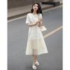 Demana Summer Sweet Style Embroidered Doll Dress Loose Waistless Mid-Length Women's Dress