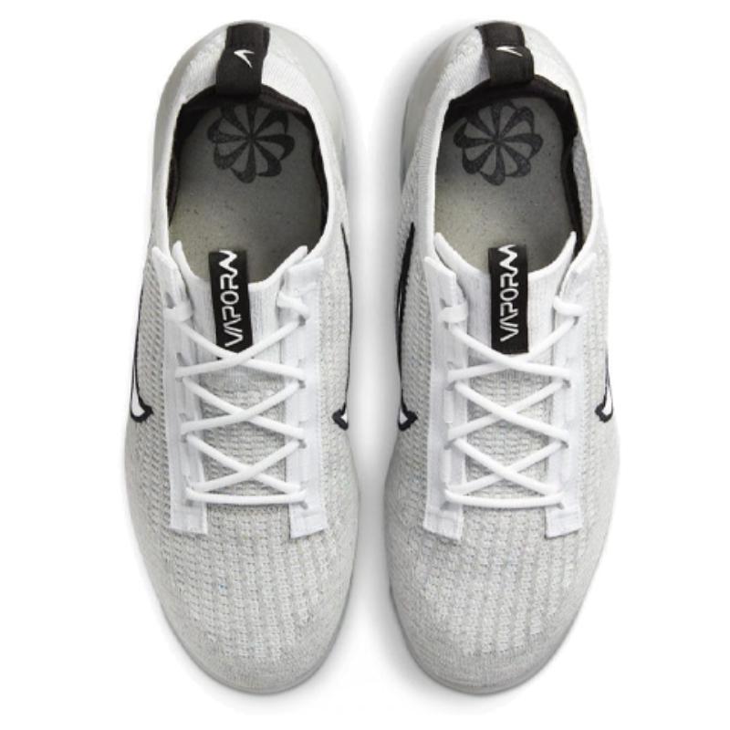 Nike Air VaporMax 2021 Flyknit 'Monochrome' Running Shoes DH4084-100