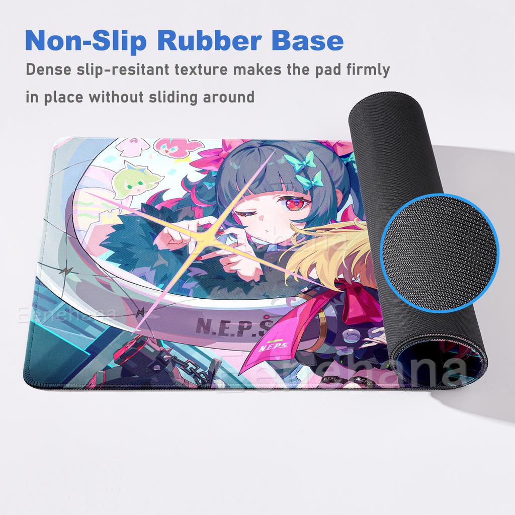 Large PC Gaming Zenless Zone Zero Mouse Pad Laptop Keyboard Non-slip Office Accessories XXL Gamer New Kawaii Girls ZZZ Desk Mats