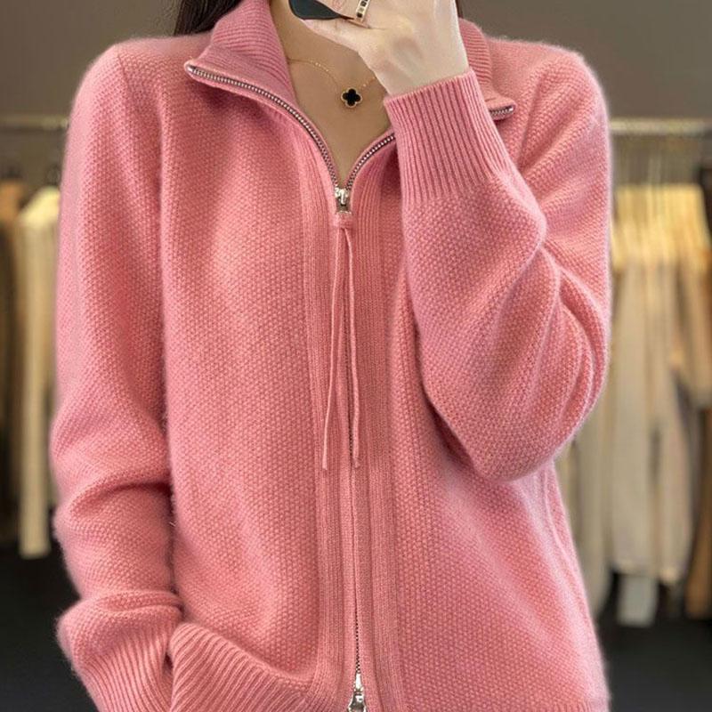 Sweaters Coat Cardigan for Women Autumn Winter Large Size Loose Long Sleeve Cardigan Thickened Sweaters Jacket
