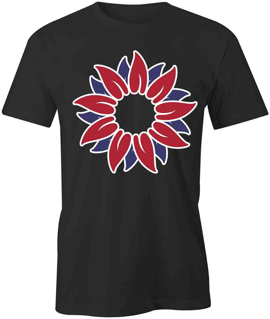 SUNFLOWER TShirt Tee Short-Sleeved Cotton PATRIOTIC CLOTHING S1BSA415 S