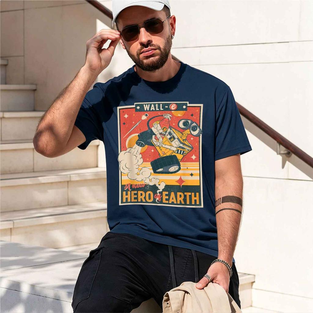 And Pixars A New Hero Of Eh Tshirt Small Summer Shortsved Breathable Sweatwking Versatile Fashion Tshirt For Batosool Sea