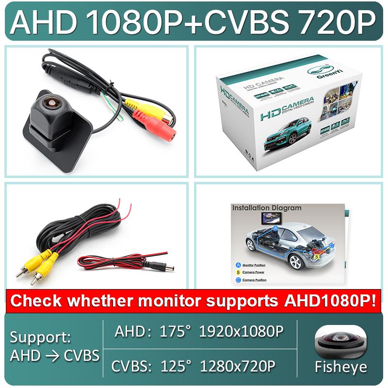 

Автомобильная камера заднего вида Full HD AHD 1080P Fisheye Lens для Mazda CX-3 Mazda CX 3 CX3 2015-2017