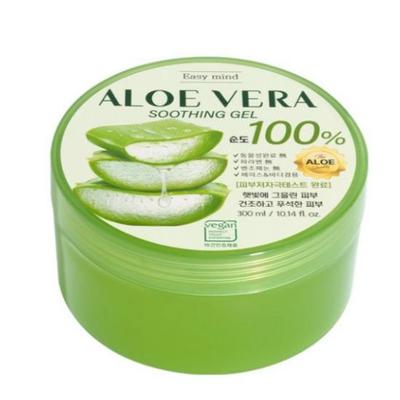 A0463  Easymind Aloe Vera 100% Vegan Soothing Gel 300 Ml