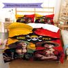 Digital Print Luffy D Duvet Cover, 3 Pieces Bedding Set, No Core, Various Sizes Available -HYQ51