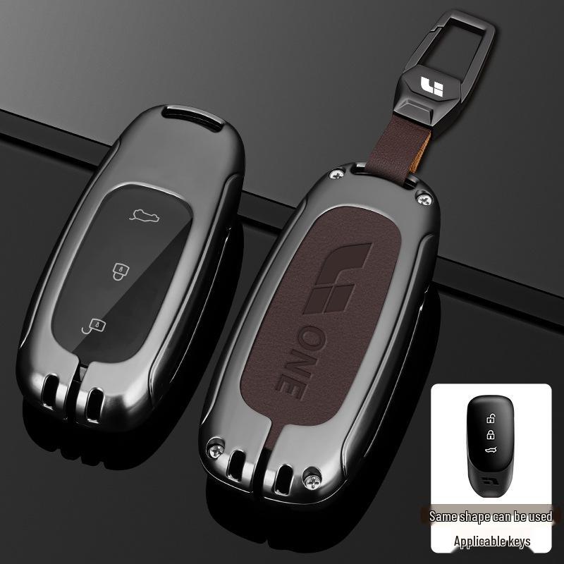 Compatible Ideal L7 Key Cover for 2023 Ideal One L8 Car, Protective Shell with Key Buckle for Men and Women