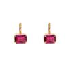 Japanese Korean Crystal Zircon Square Earrings: Luxurious, Shiny, Versatile, and Exquisite Fashion Jewelry.
