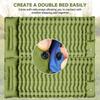Ultra-Light Foot-Operated Inflatable Camping Pad - Portable, Moisture-Proof, Folding Air Mattress