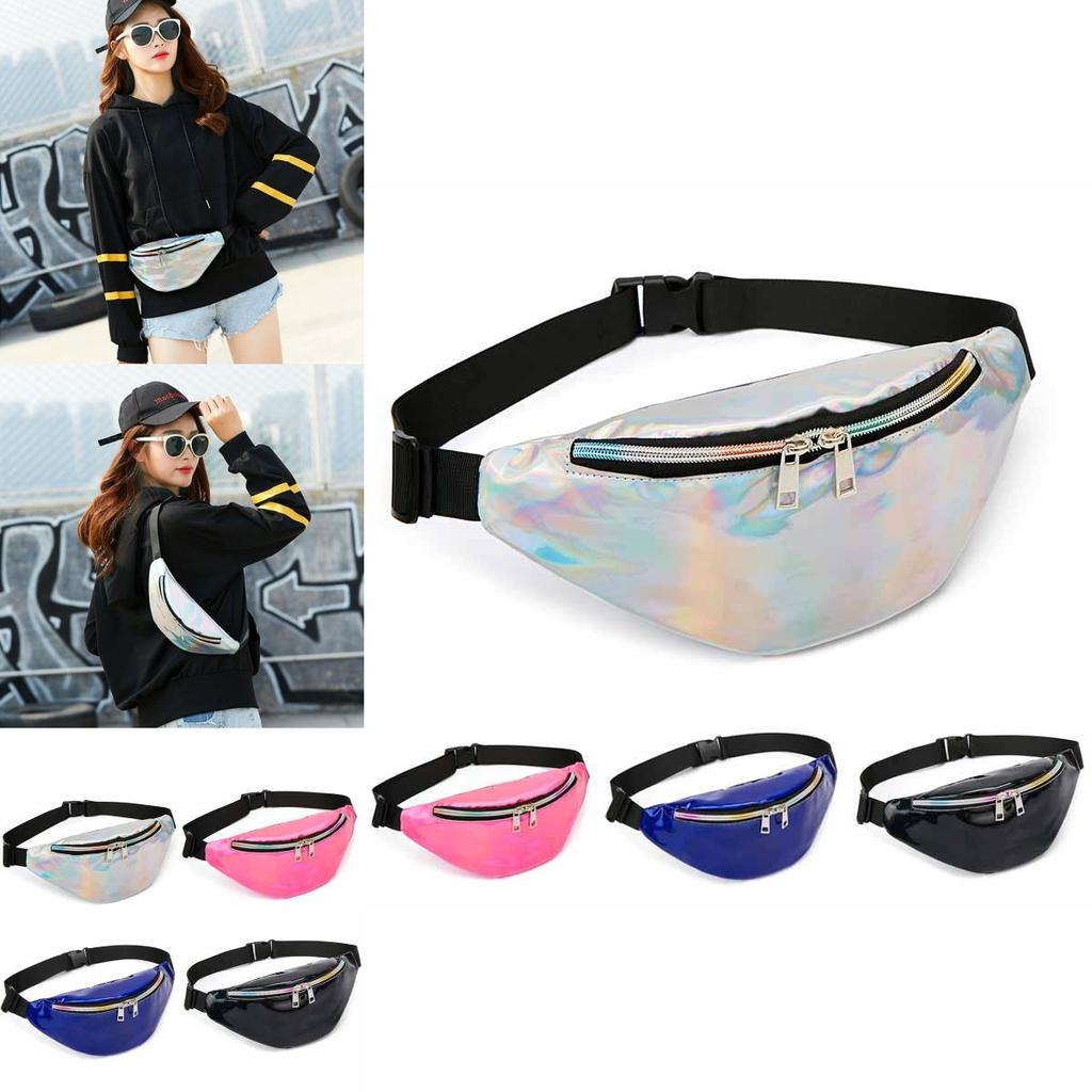 Versatile Women Waist Fanny Pack Belt Bag Stylish Travel Hip Bum Bag Small Purse