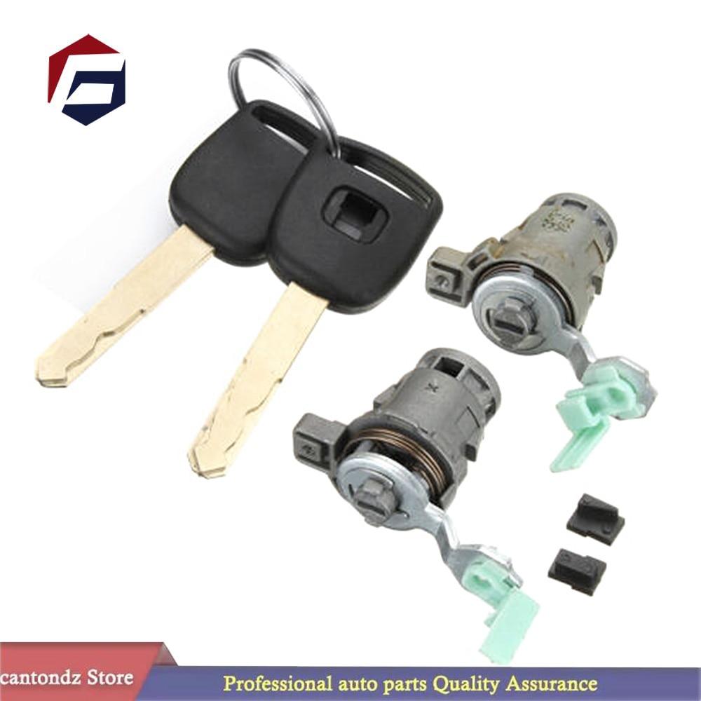 

Левый и правый цилиндр дверного замка с ключами подходит для Honda CR V Civic Element 72185S9A013 72185-S9A-013