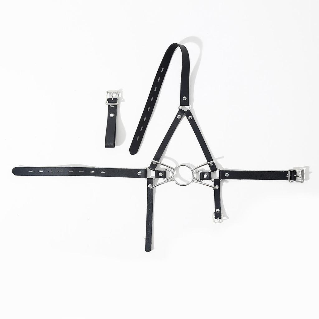 Adult SM Flirtation Nose Hook Mouth Gag Restraint for Couples