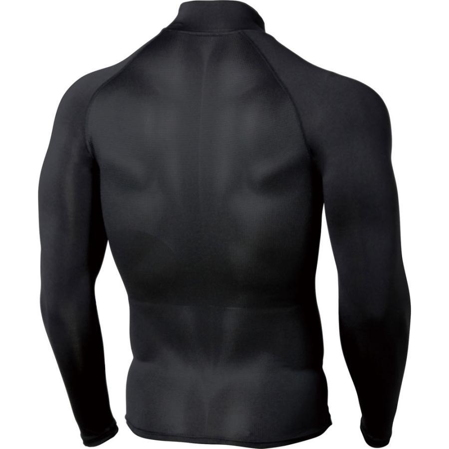 Under Armour Logo Print Mock Neck Slim Fit Long Sleeve T-Shirt Men Tops Black 1358645-001