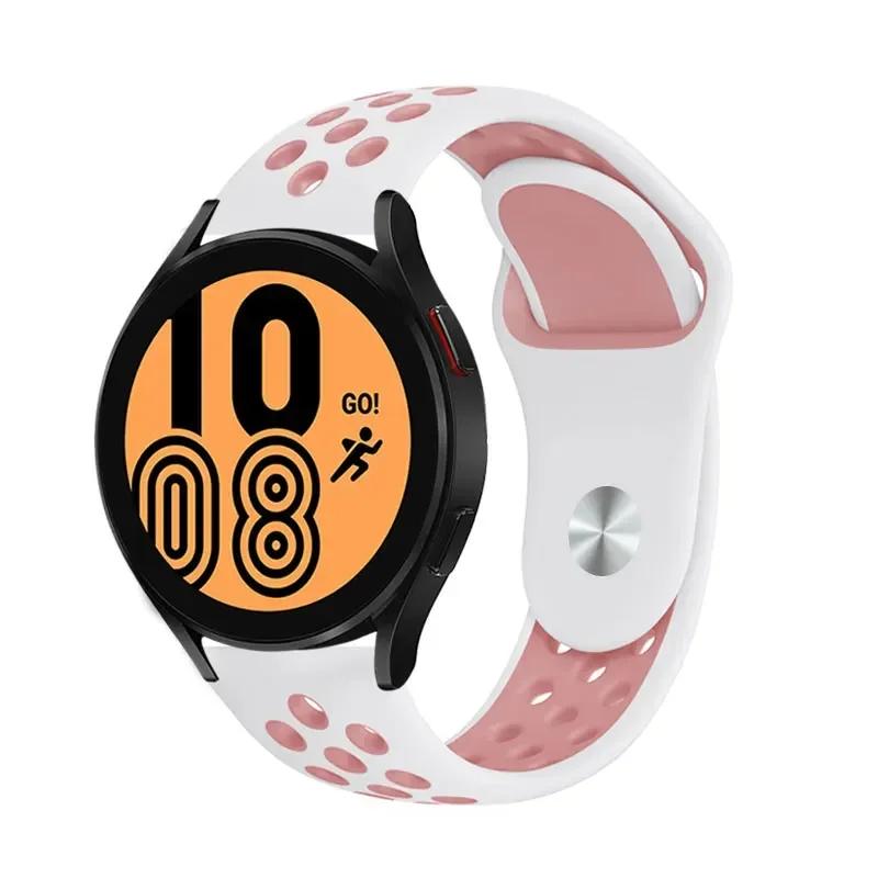 Classic 20mm 22mm Strap for Samsung Galaxy Watch 6 4 Classic 5 Pro 45mm 44mm 40mm 47mm 43mm Sport Silicone For Huawei 4 gt-2-3-Pro