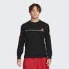 Nike Solid Crew Neck Pullover With Brand Logo Print Long Sleeve Sweatshirt Men Sweatshirt Black DV9639-010